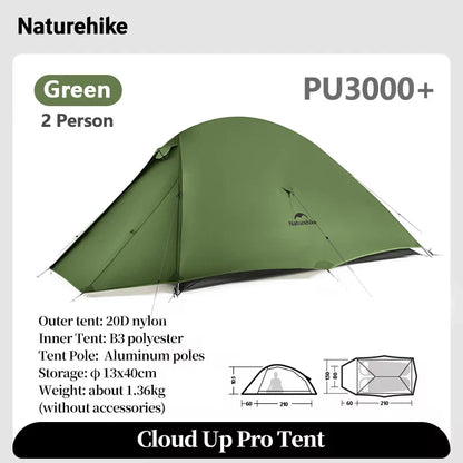 Grote camping tent met aparte ingangen – Voor meer privacy