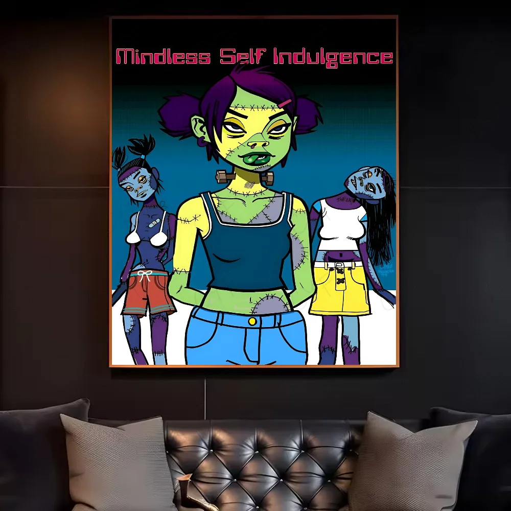 Poster in zachte pastelkleuren