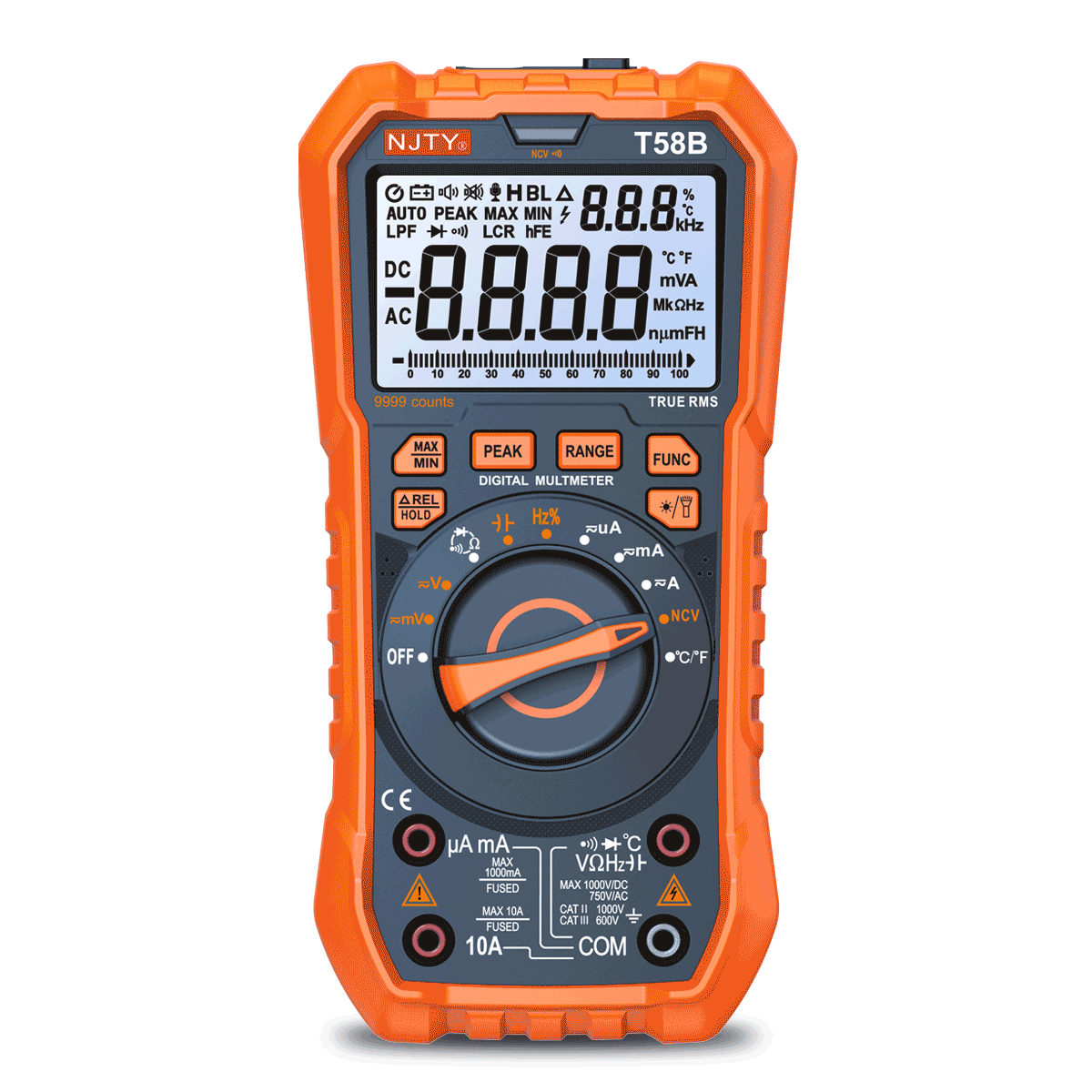 Multimeter met grafische weergave