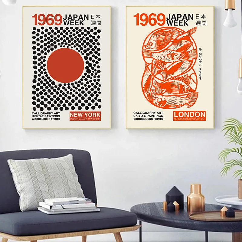 Kleurrijke posters voor creatieve ruimtes