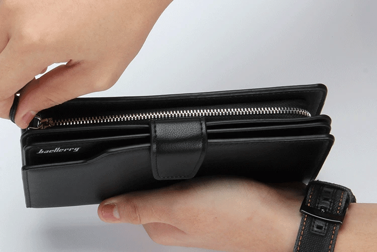 LV heren portemonnee met logo – Iconisch design