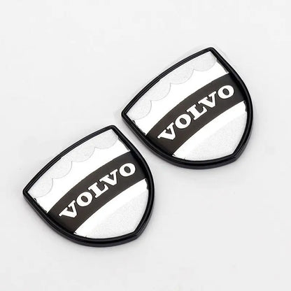 Auto stickers - Gele Volvo badges voor een unieke uitstraling