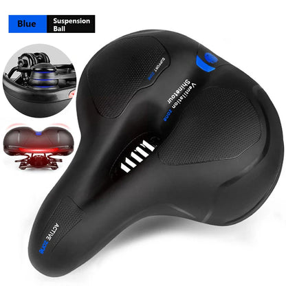 Fietszadel met ergonomisch comfortprofiel