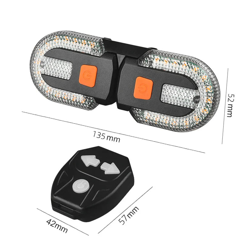 Fietslamp met lichtsensor en automatische activatie