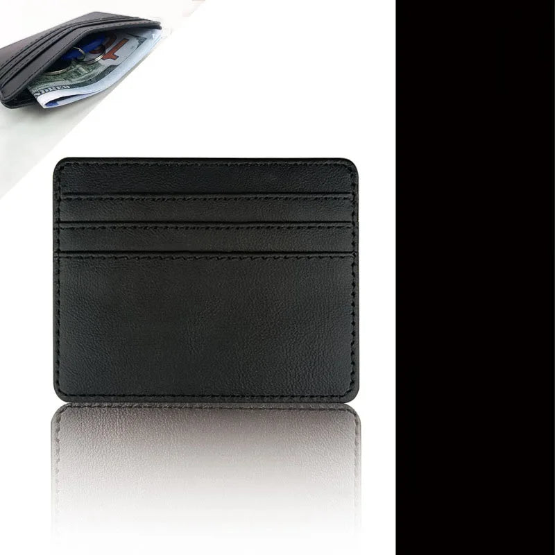 Pasjes houder heren met reliëflogo – Voor een exclusieve look