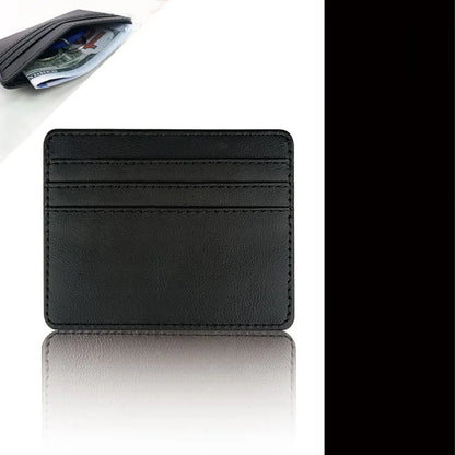 Pasjes houder heren met reliëflogo – Voor een exclusieve look