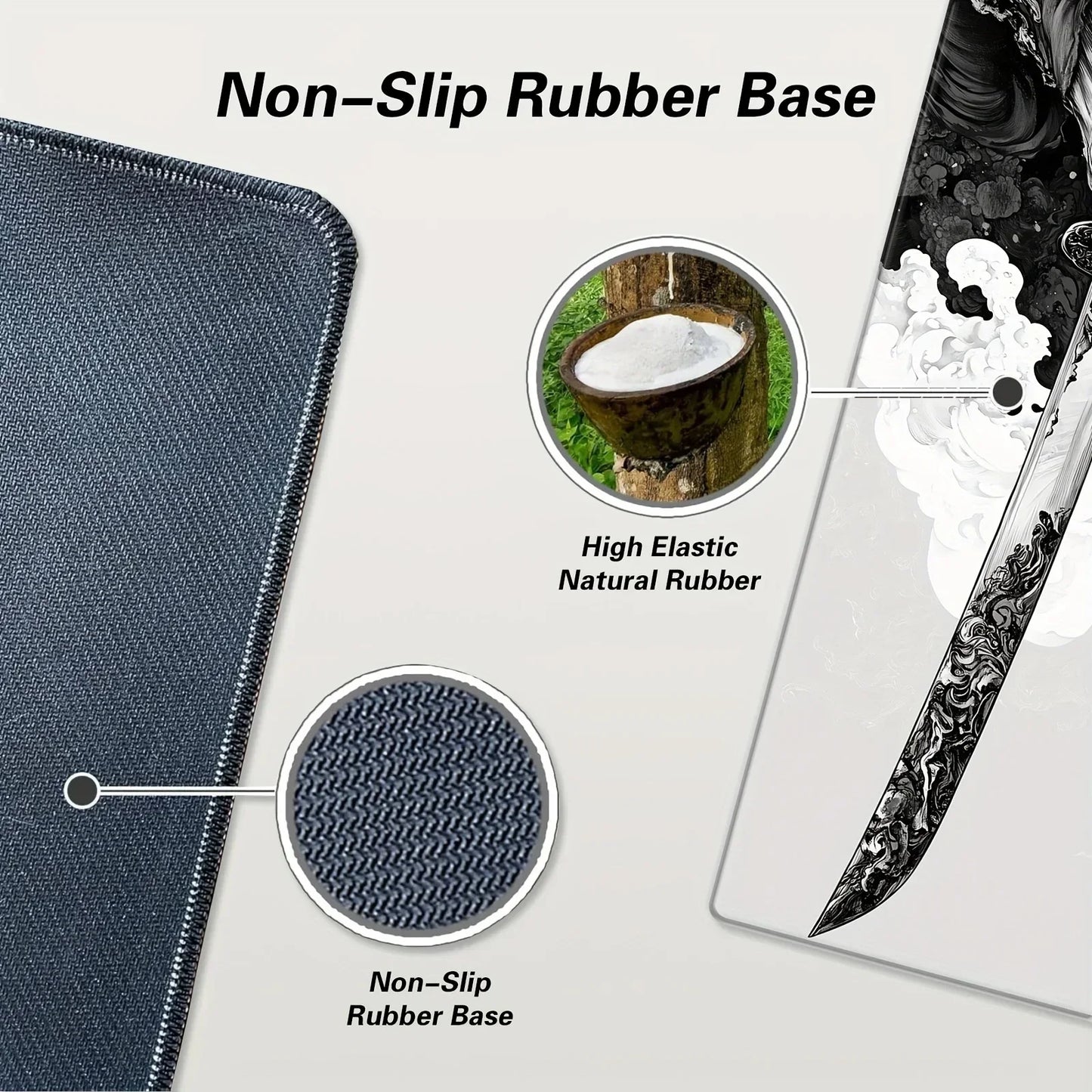 Muismat game met non-slip rubberen onderzijde – Blijft op z’n plek