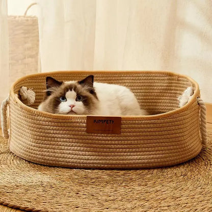 Pluche kattenmand voor grote katten – Warm en knus