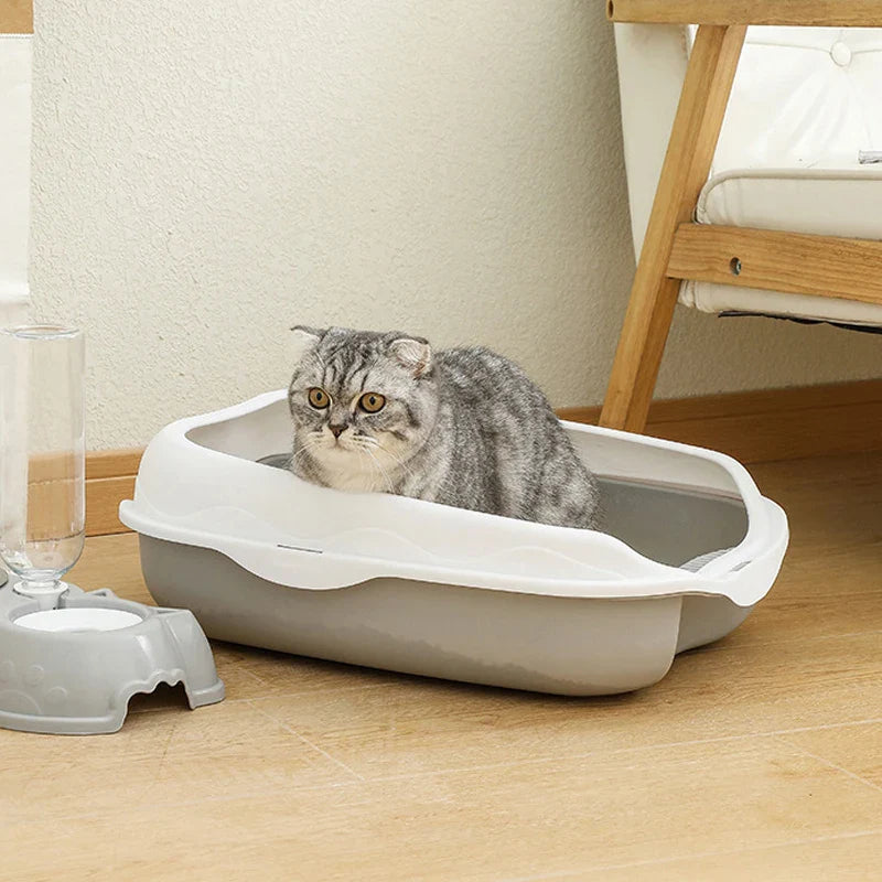 Mooie kattenbak met speelse print – Voor een vrolijk huis
