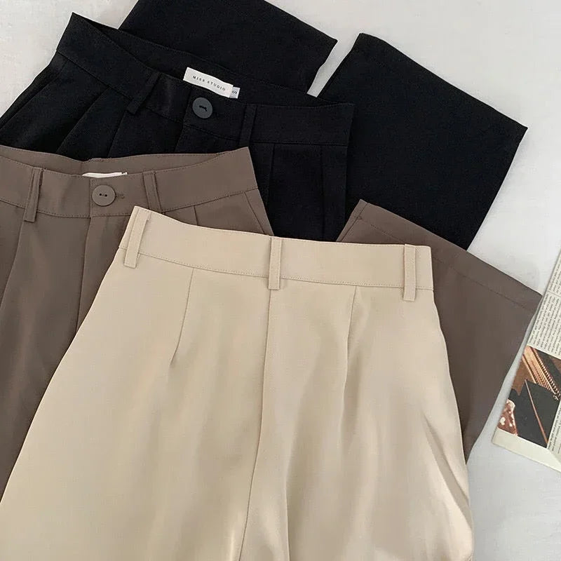 H&M linnen broek dames met rechte pijpen – Minimalistisch design
