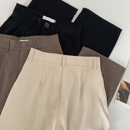 H&M linnen broek dames met rechte pijpen – Minimalistisch design