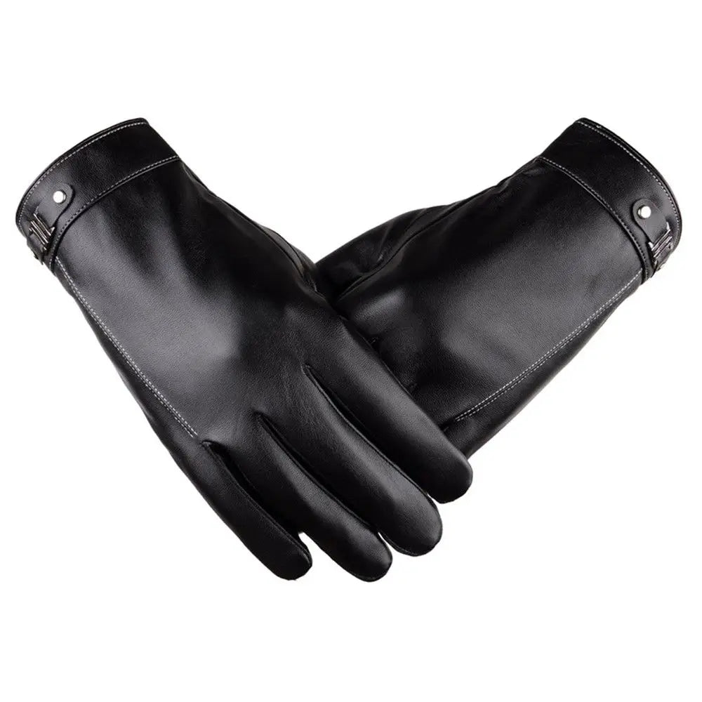 Casual leren handschoenen voor moderne heren