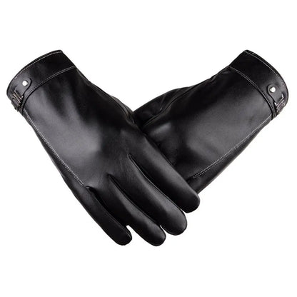 Casual leren handschoenen voor moderne heren