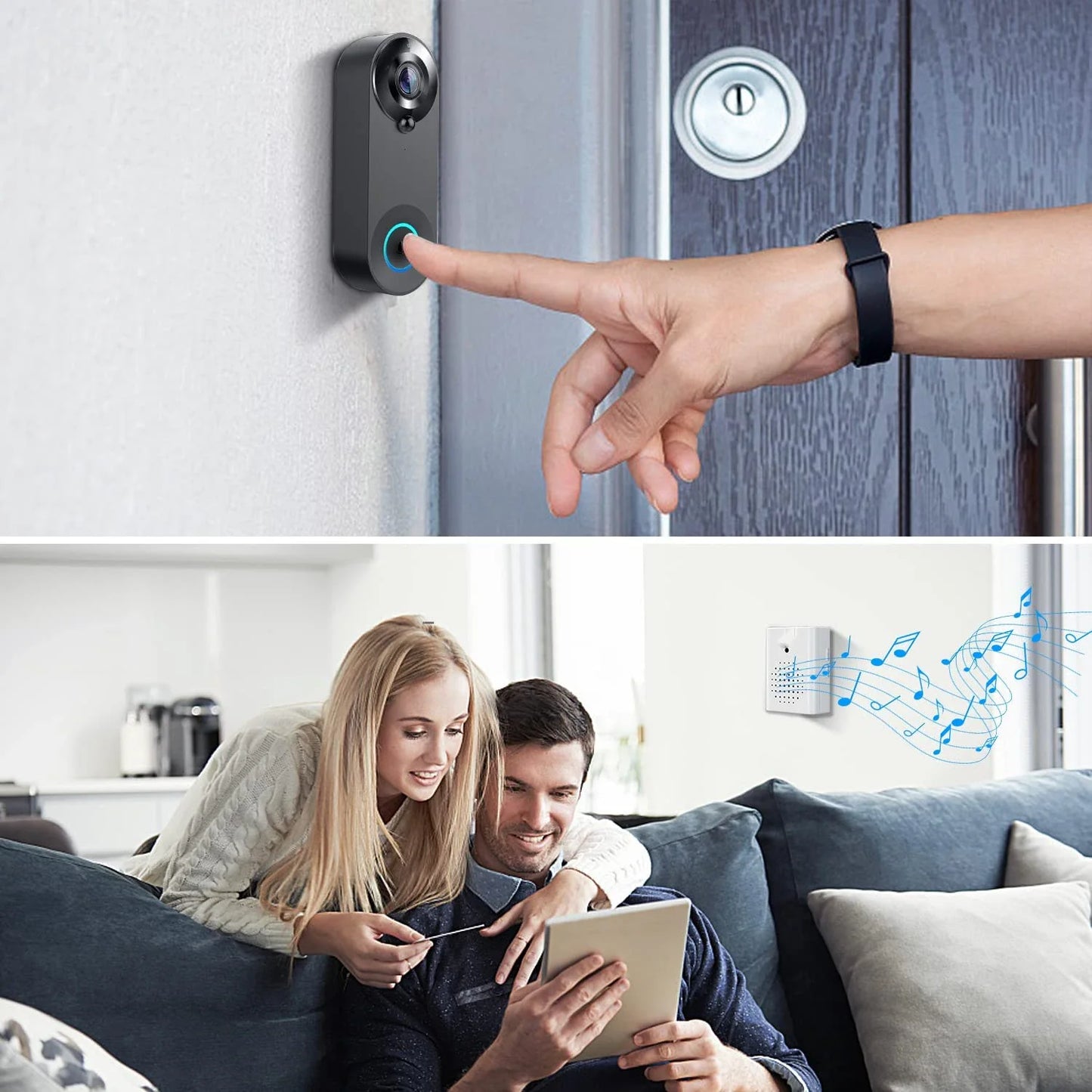 Video deurbel met wifi zonder externe hub