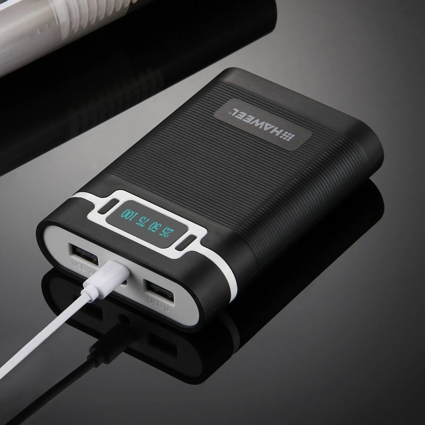 Kruidvat powerbank met rubberen coating