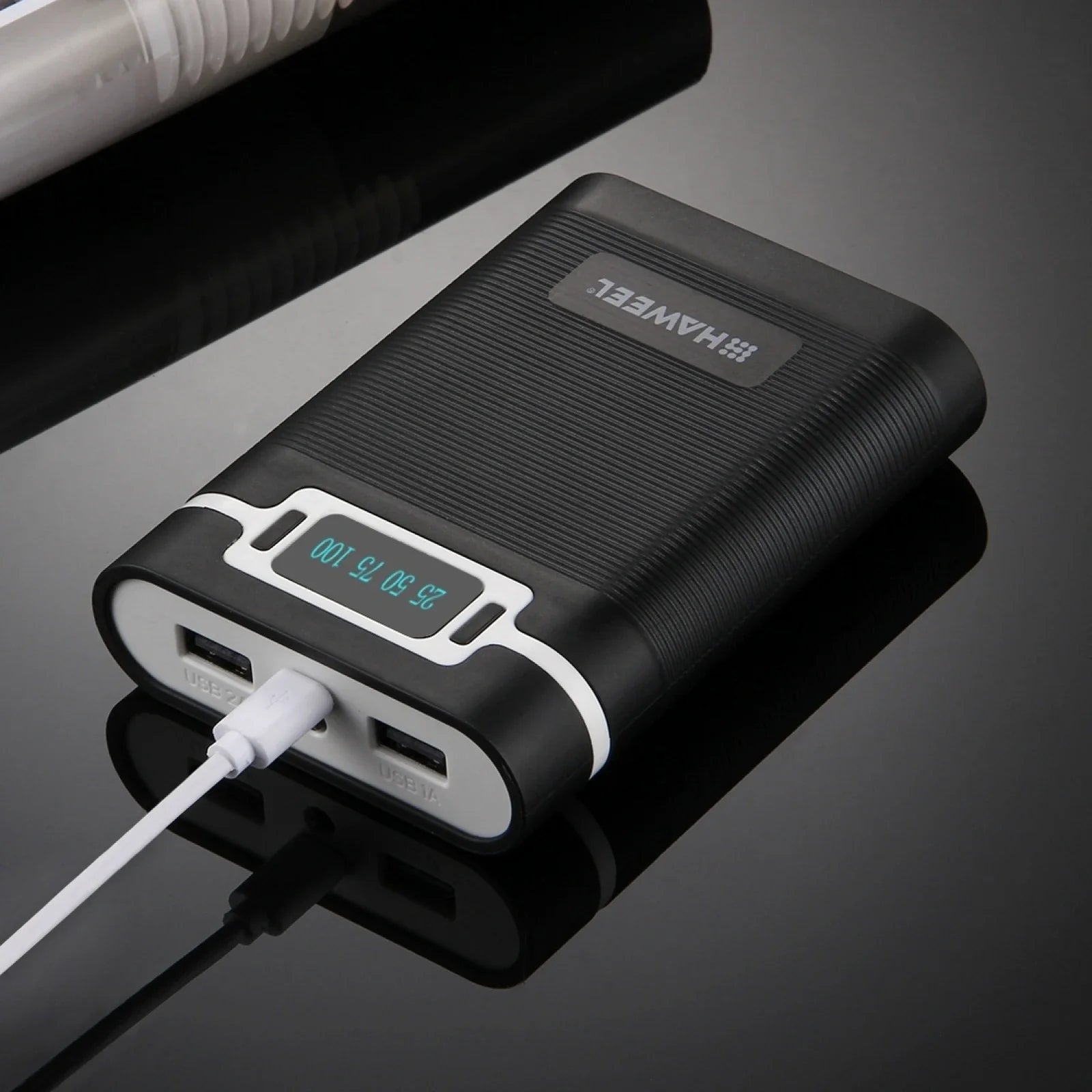 Kruidvat powerbank met rubberen coating