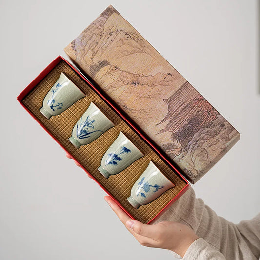 Accessoires voor thee zetten op natuurlijke wijze