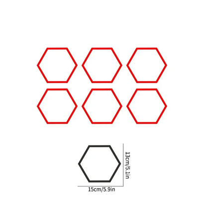 auto stickers - hexagon design voor unieke styling