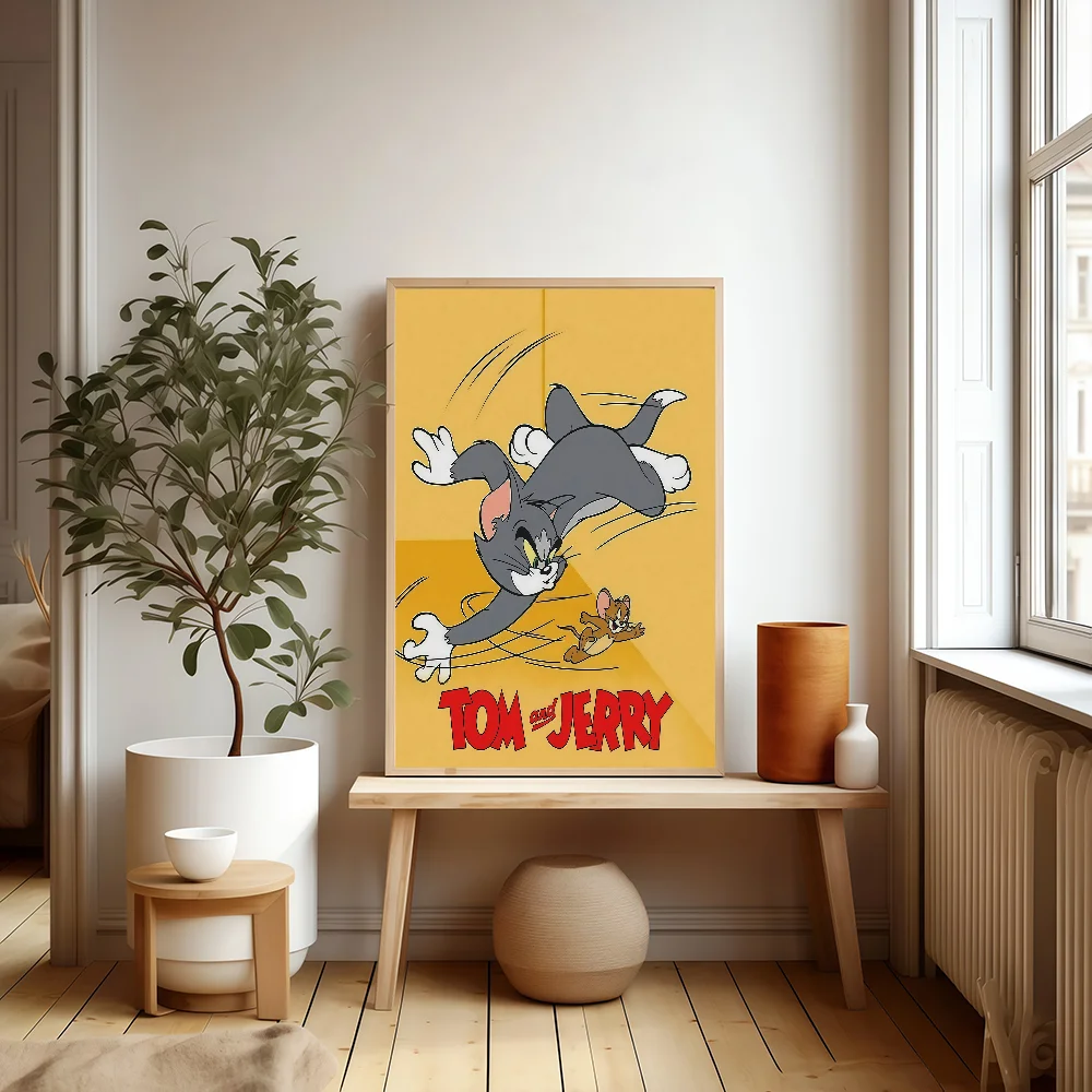 Poster met illustratie van koffie of wijn
