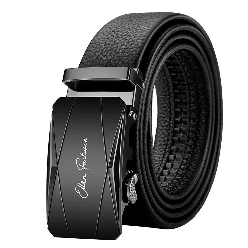 Riem heren met vintage look en zachte vulling