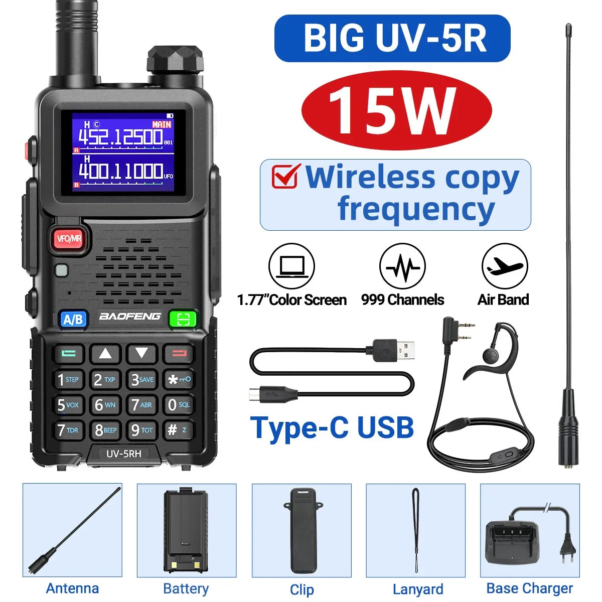 Walkie talkies met kristalhelder geluid