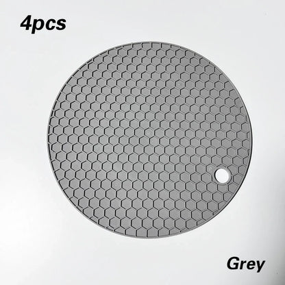 Onderzetters pan met antisliprand – Voor extra grip