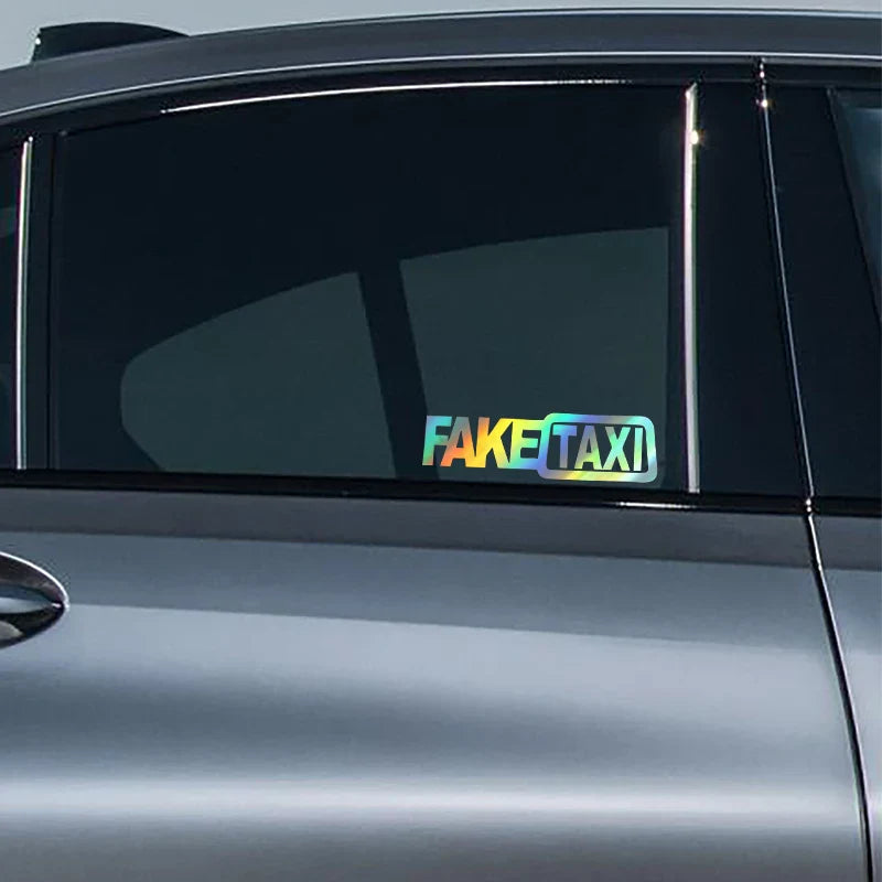 Auto stickers - Opvallende Fake Taxi ontwerpen voor humor en aandacht