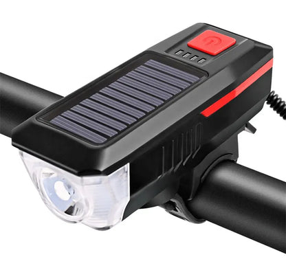 Fietslamp met antislip bevestigingsclip