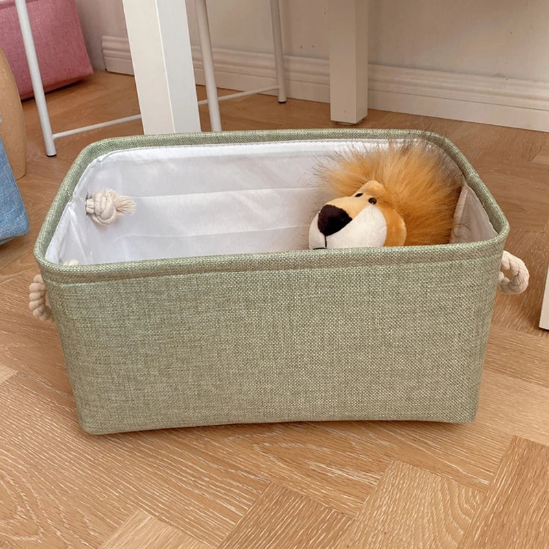Xenos wasmand met hengsels van leerlook