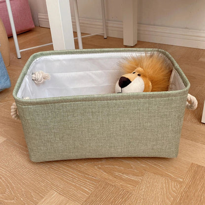 Xenos wasmand met hengsels van leerlook