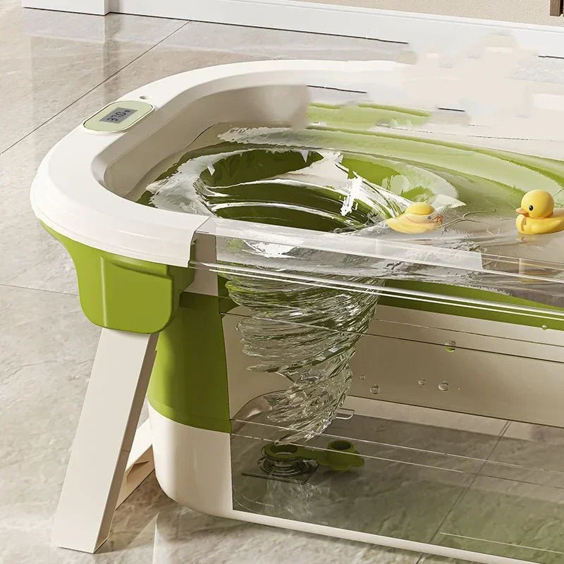 Luma babybadje met badstandaard in matchende kleur