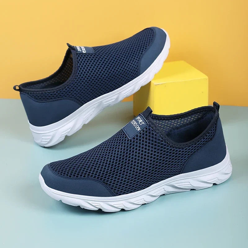 Zomerse sneakers heren in pastelkleuren