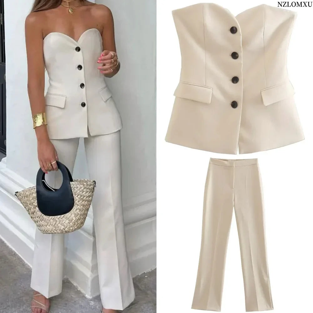 Zara broekpak dames met cropped blazer – Modieus en speels