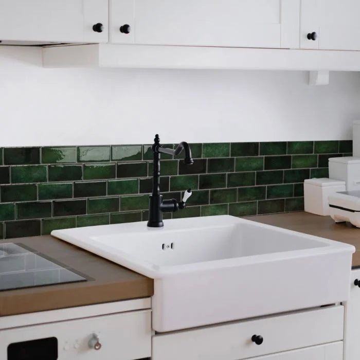 Witte mozaiek tegels badkamer – Fris en modern