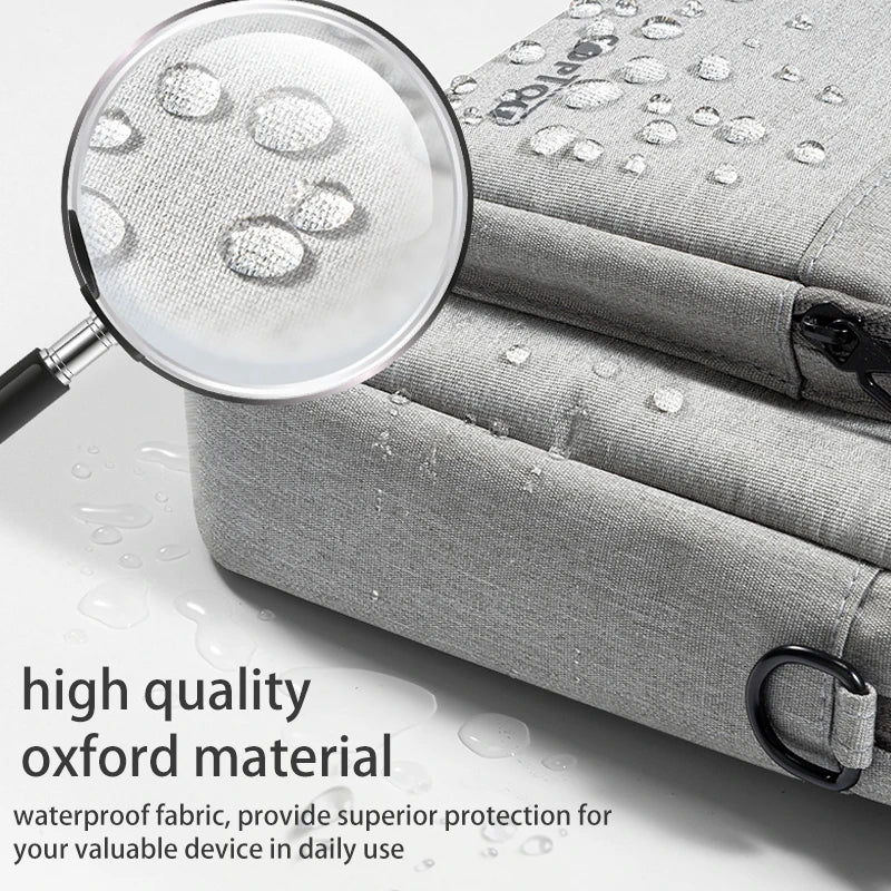 Heren laptop tas met extra versteviging – Robuust en betrouwbaar