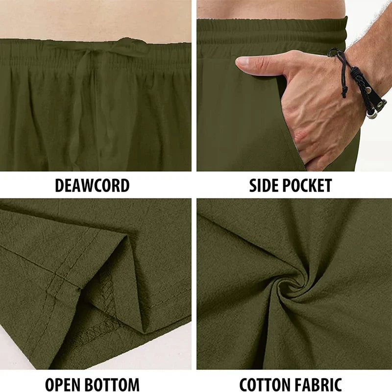 Linnen broek heren met casual uitstraling – Voor een relaxte dag