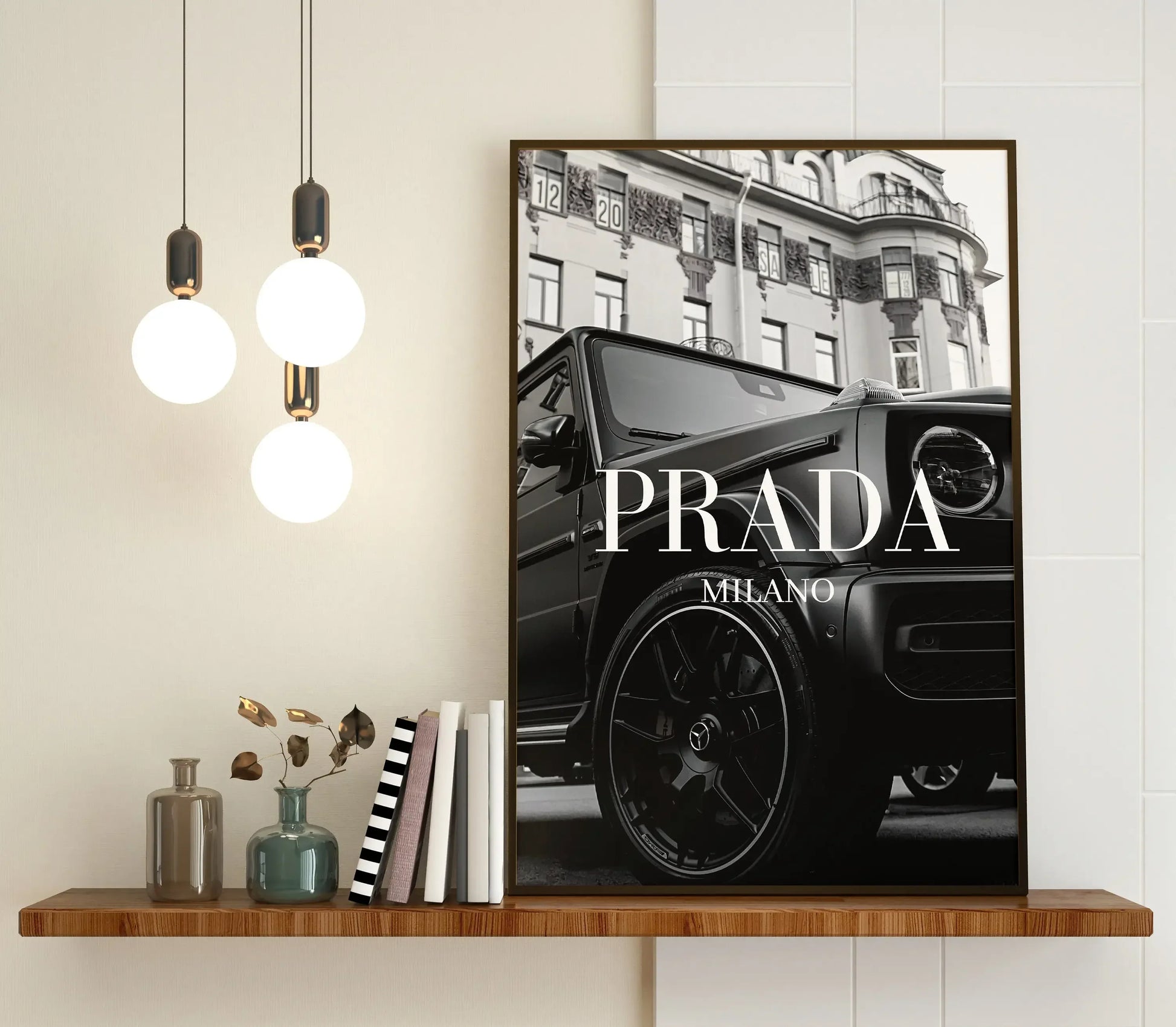 Grafische posters in zwart-wit stijl