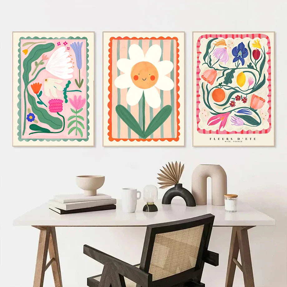 Posters met minimalistische architectuur