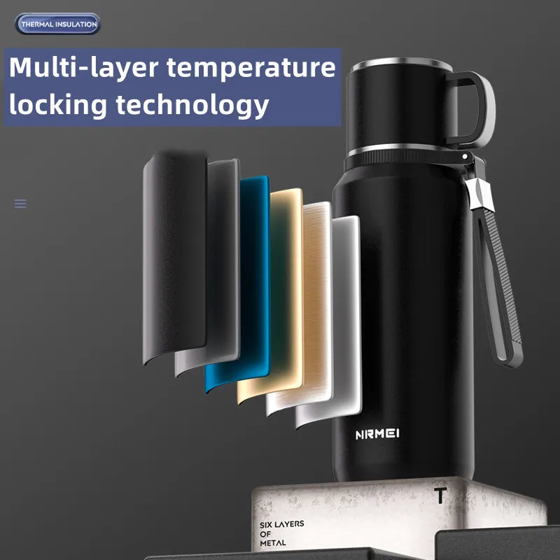 Thermosfles met glanzende coating – Stijlvol design