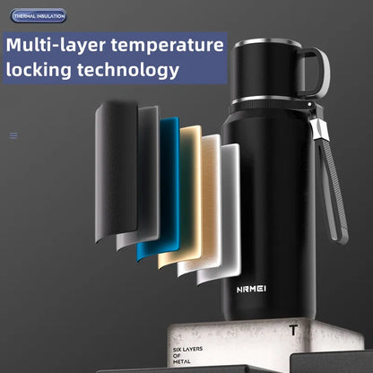 Thermosfles met glanzende coating – Stijlvol design