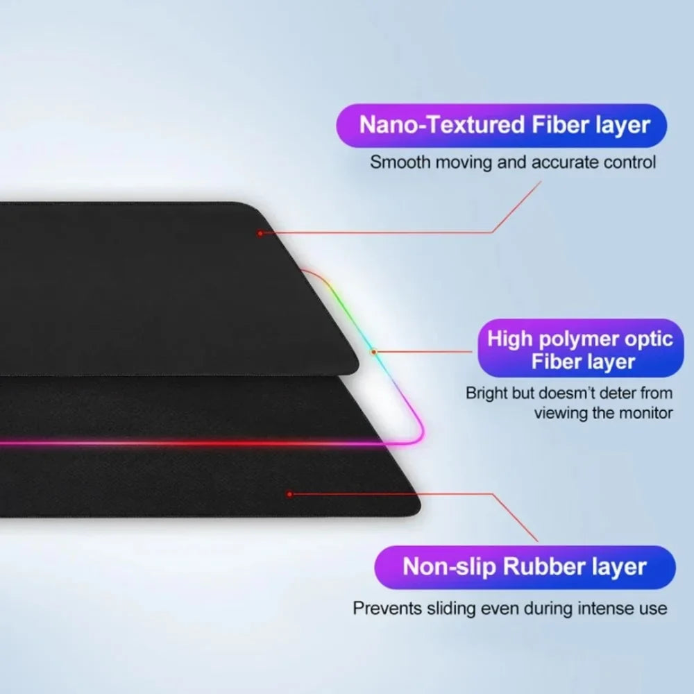 Muismat XL met gladde textuur – Voor precieze controle