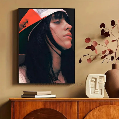 Poster met lijnen en vlakken in modern design