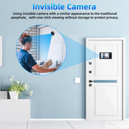 Deurbel met video en ingebouwde speaker – Spreek direct met bezoekers