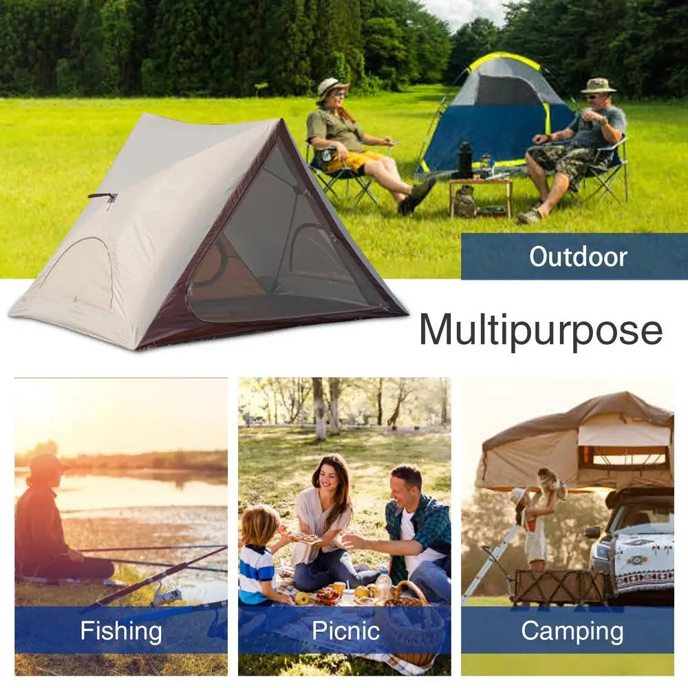 Pop-up tent met haak voor lamp – Verlichting in de nacht