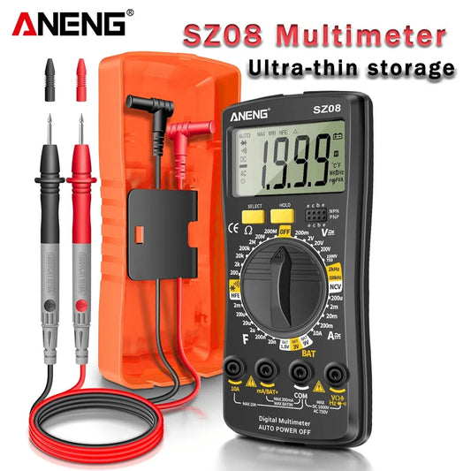 Multimeter met nauwkeurige meetbereikregeling