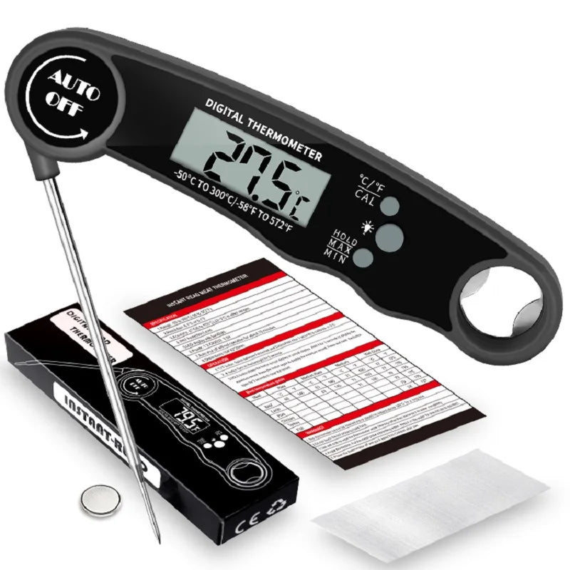 Vleesthermometer Action met inklapbare probe