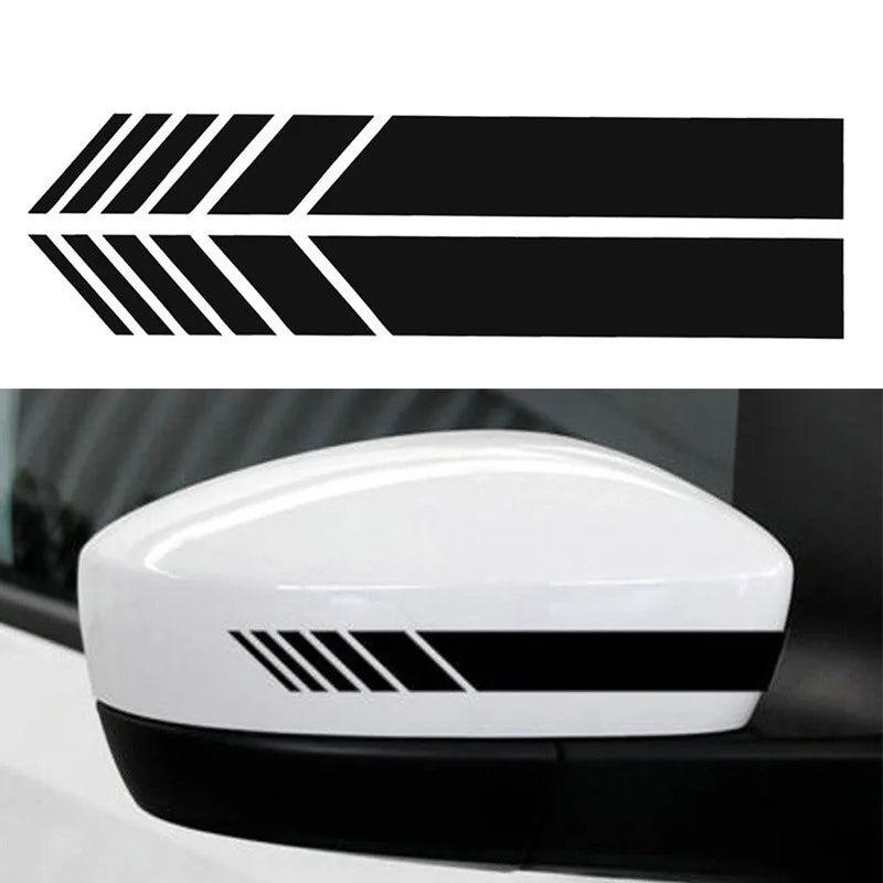 Auto stickers - Stickers for auto met sportieve strepen voor een unieke look