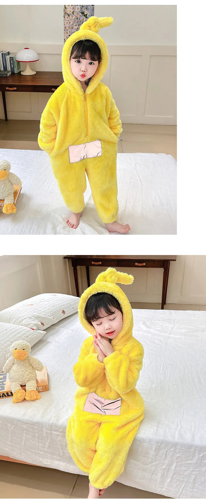 Onesie Teletubbie pluche – Zacht en knuffelbaar