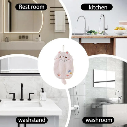 Washandjes met ophanglus – Gemakkelijk op te bergen