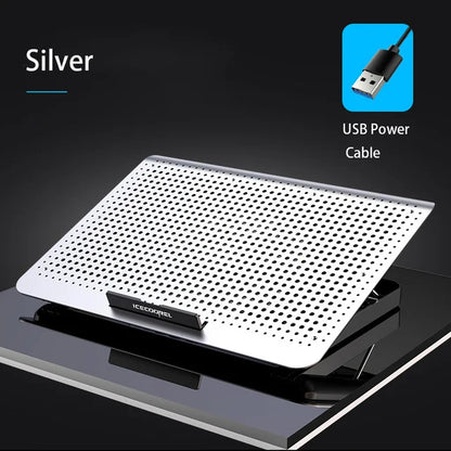 Laptop standaard met ingebouwde ventilator